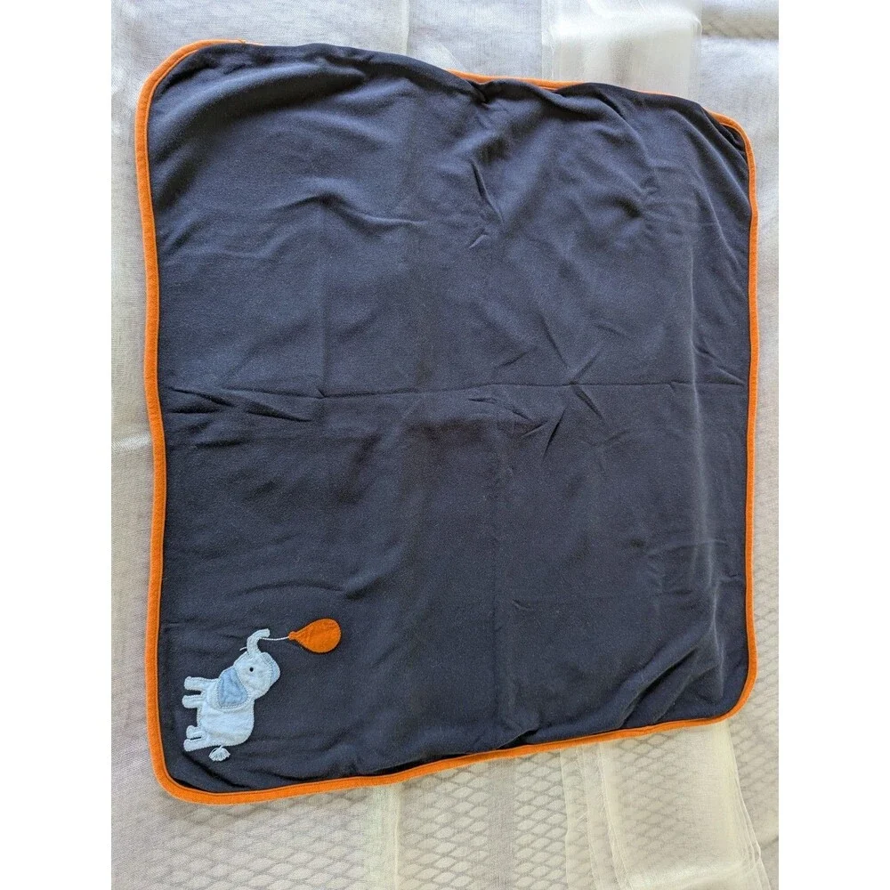 Gymboree 2013 Little Peanut Navy Blue Elephant Blanket Layette Baby Boys Balloon